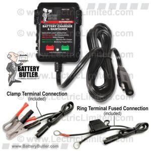 BATTERY BUTLER - BATTERY STORAGE CHARGER: 6/12 volt