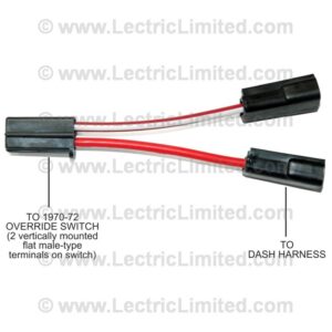 WINDSHIELD WIPER OVERRIDE SWITCH ADAPTER HARNESS