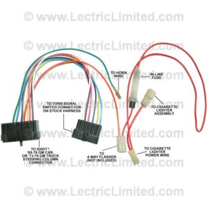 STEERING COLUMN TURN SIGNAL SWITCH ADAPTER HARNESS