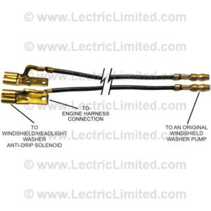 WINDSHIELD WASHER PUMP FEED WIRES