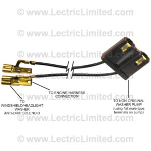 WINDSHIELD WASHER PUMP ADAPTER HARNESS
