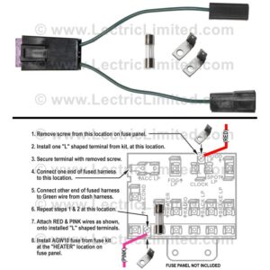 DASH FUSE PANEL ADAPTER KIT