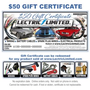 GIFT CERTIFICATE: $50