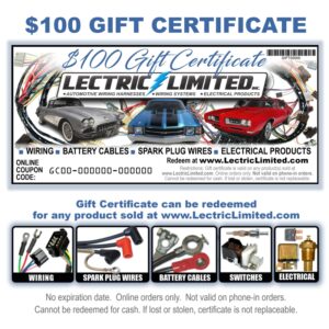 GIFT CERTIFICATE: $100