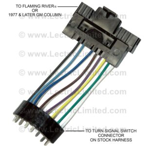 STEERING COLUMN TURN SIGNAL SWITCH ADAPTER HARNESS