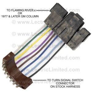 STEERING COLUMN TURN SIGNAL SWITCH ADAPTER HARNESS