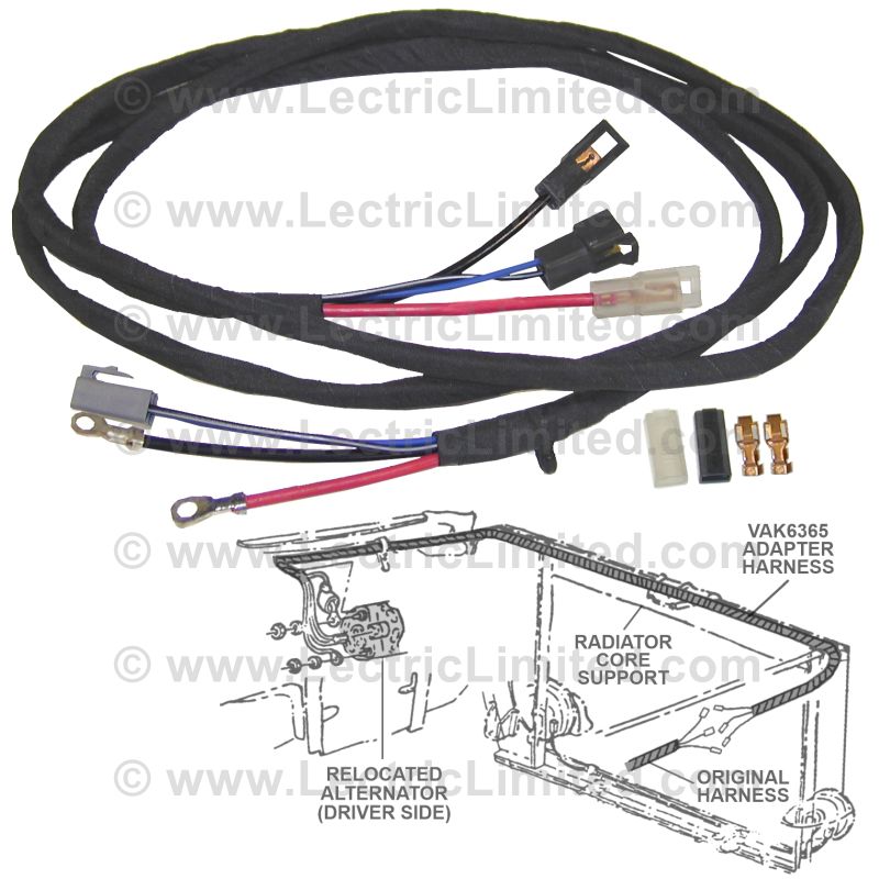ALTERNATOR RELOCATION HARNESS